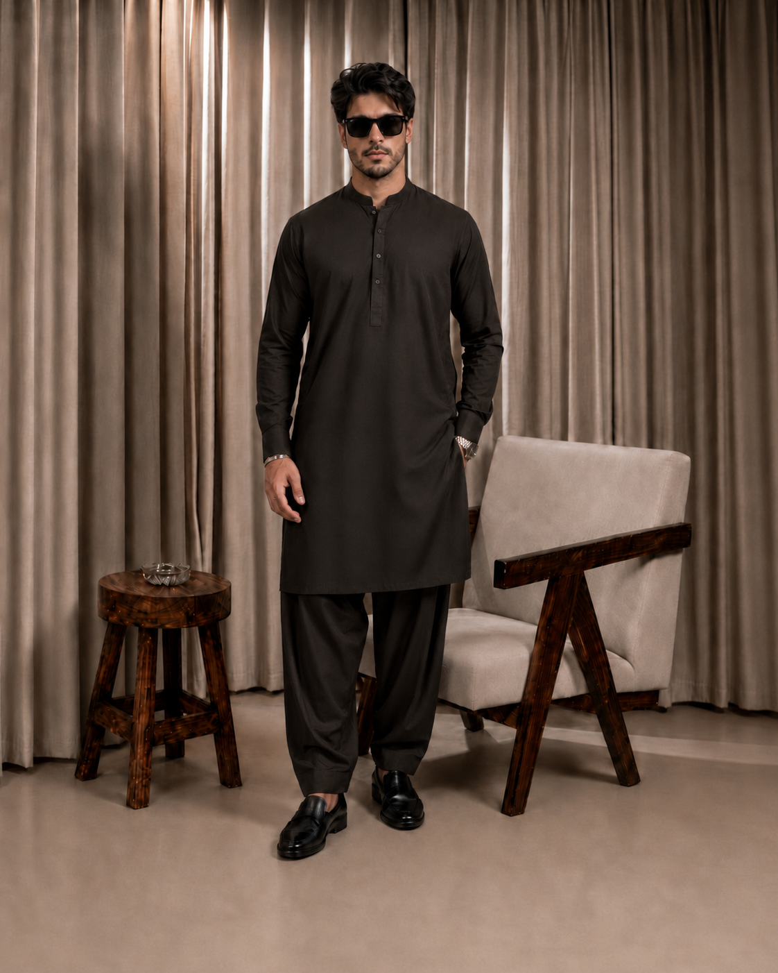 Brown Boski Unstitched Suit
