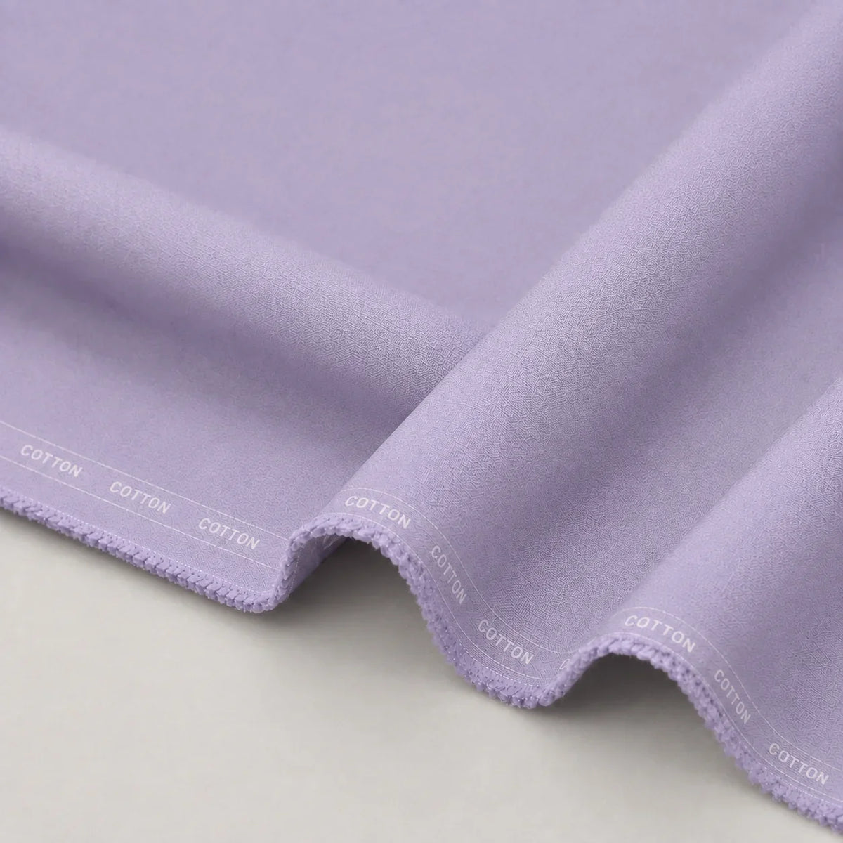 Lavender Grey Cotton Unstitched Suit