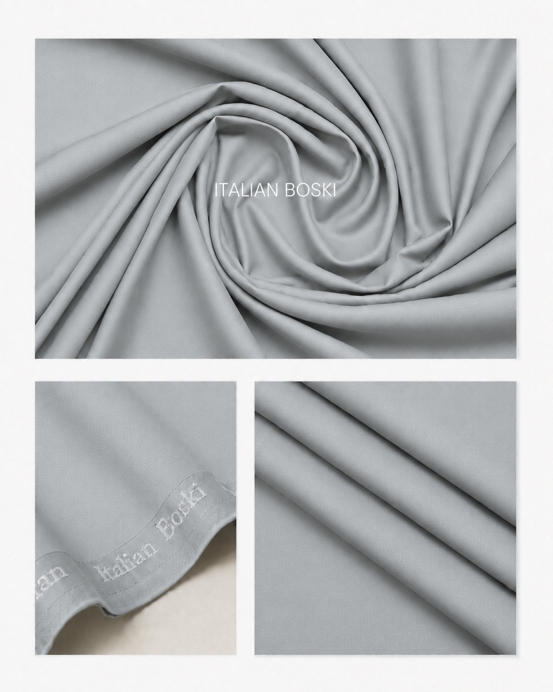 Grey Boski Unstitched Suit