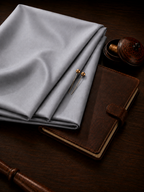 Premium Light Grey Wash & Wear Unstitched Suit