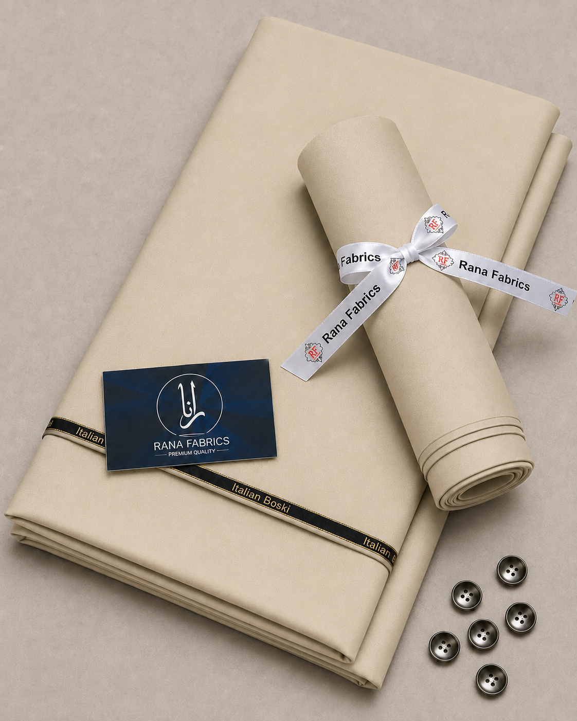 Light Skin Boski Unstitched Suit