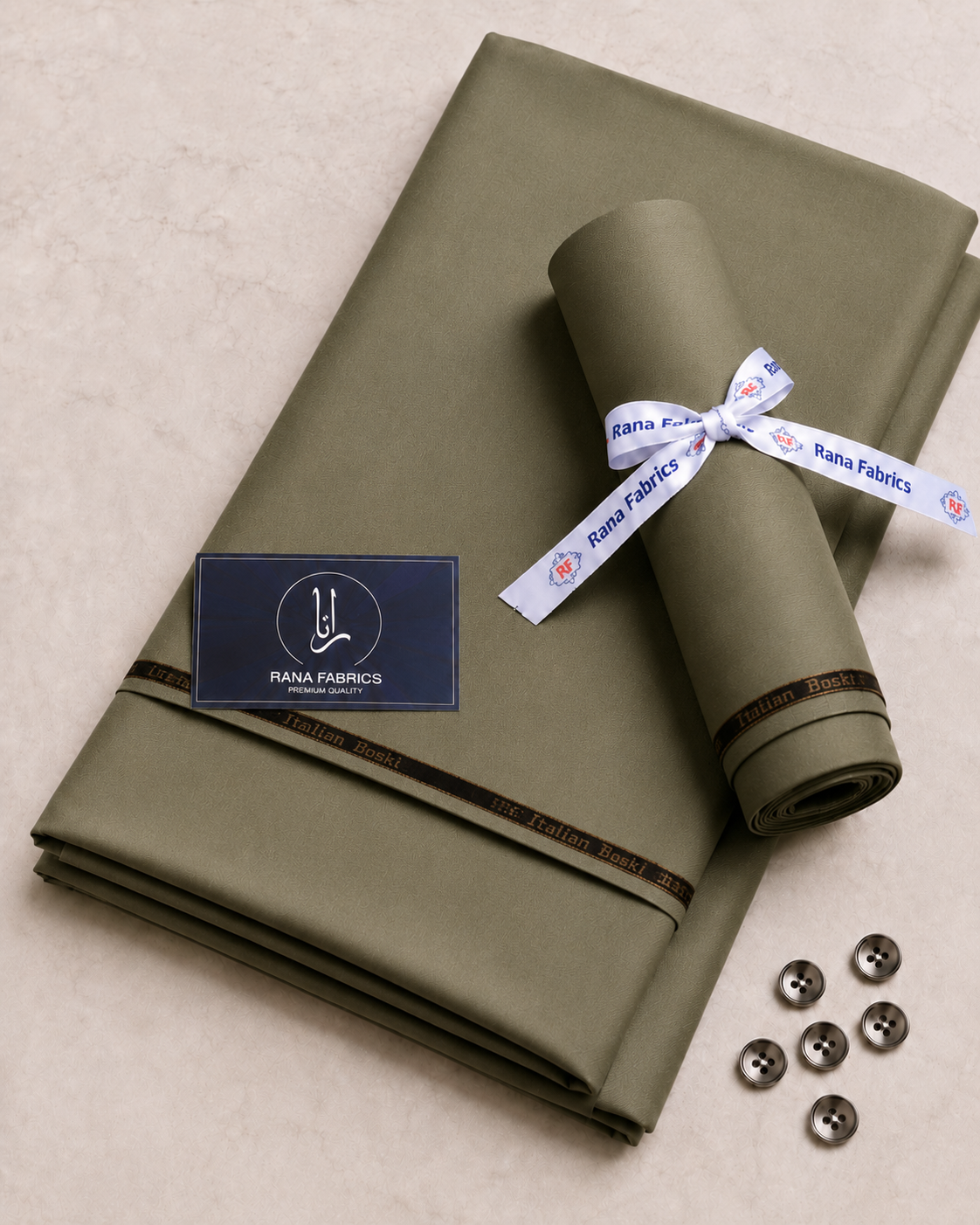 Olive Boski Unstitched Suit
