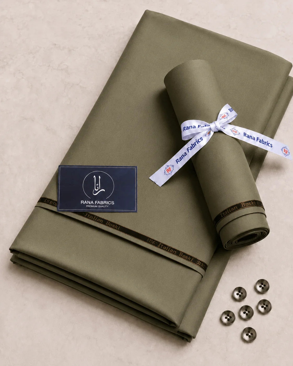 Olive Boski Unstitched Suit