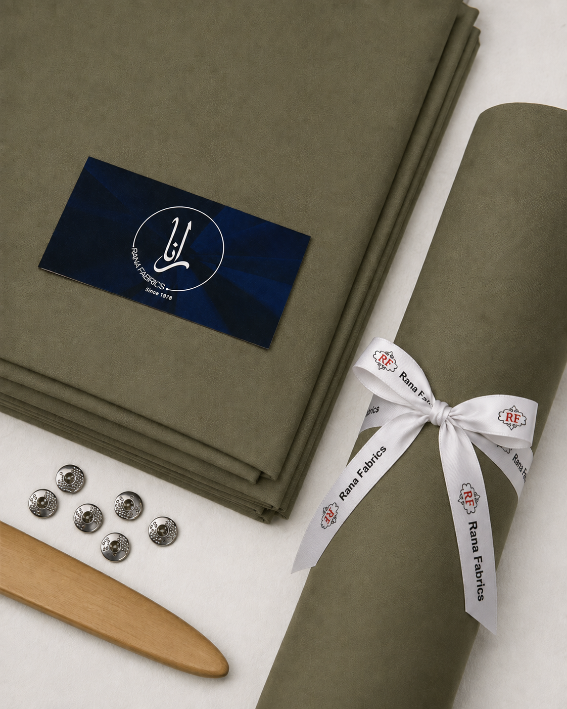 Olive Boski Unstitched Suit