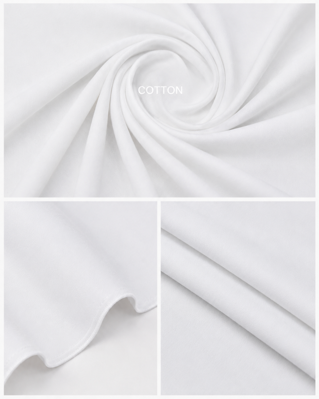 Pearl White Cotton Unstitched Suit