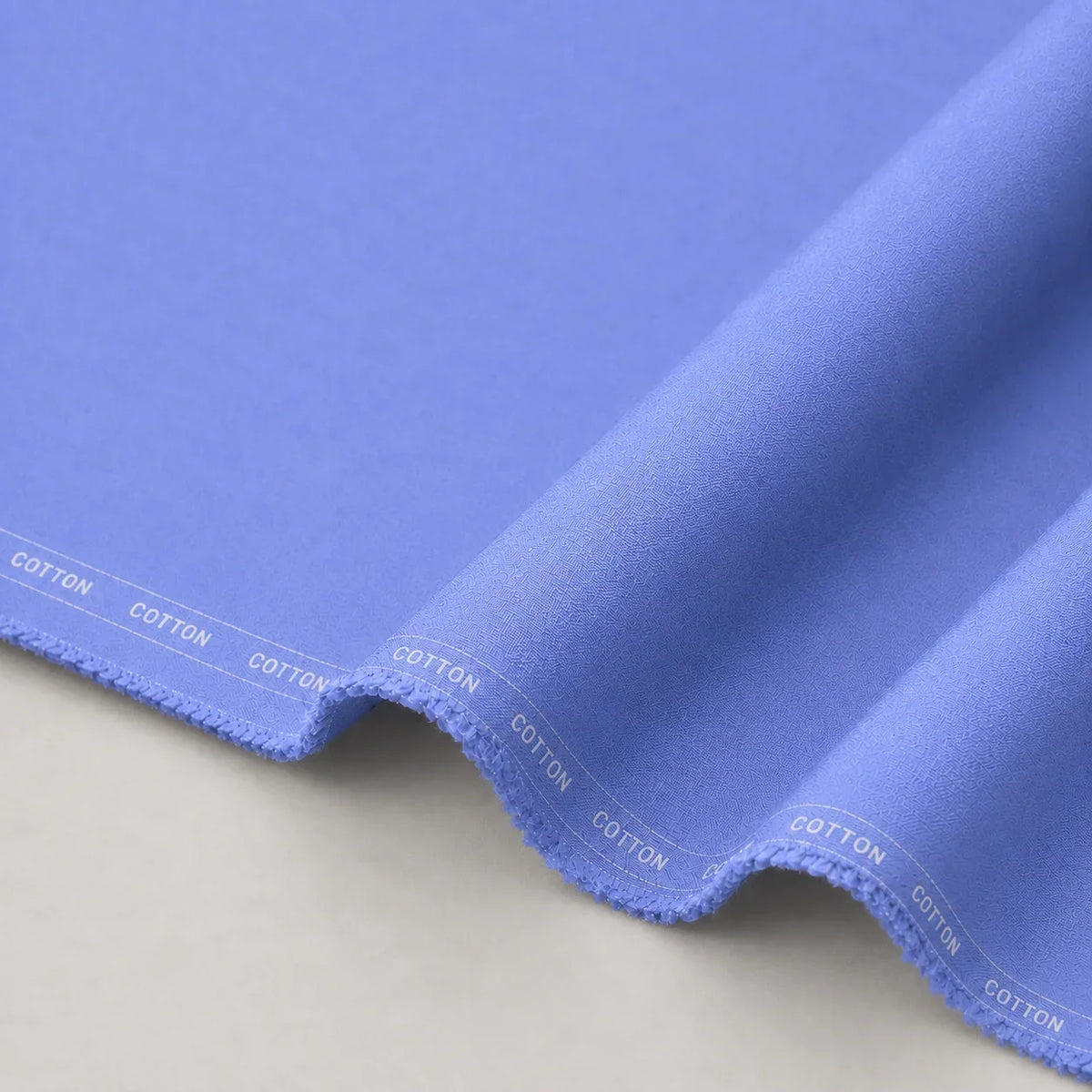 Periwinkle Blue Cotton Unstitched Suit
