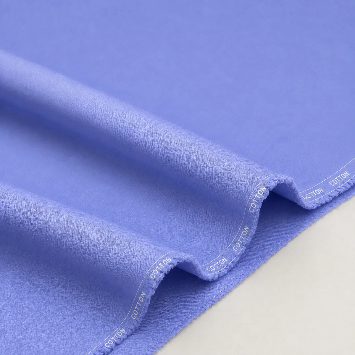 Periwinkle Blue Cotton Unstitched Suit
