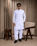 White Boski Unstitched Suit