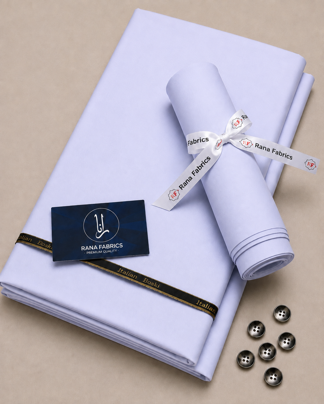 White Boski Unstitched Suit