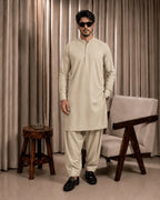 Light Skin Boski Unstitched Suit