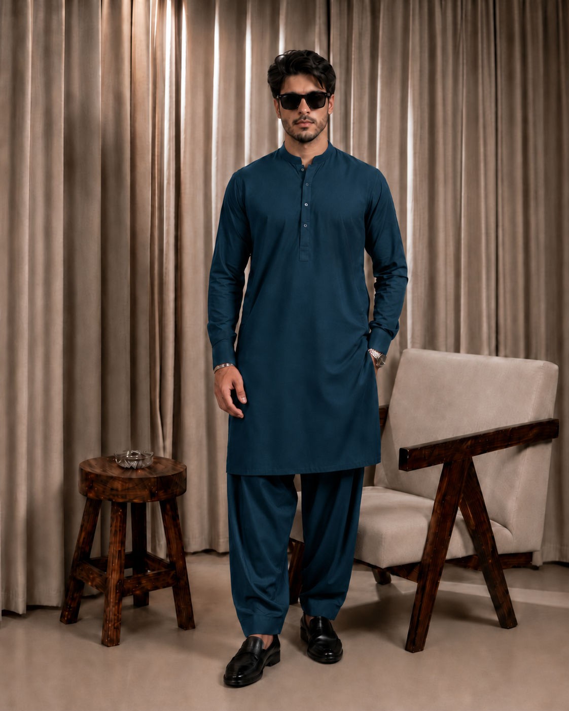 Royal Zinc Boski Unstitched Suit