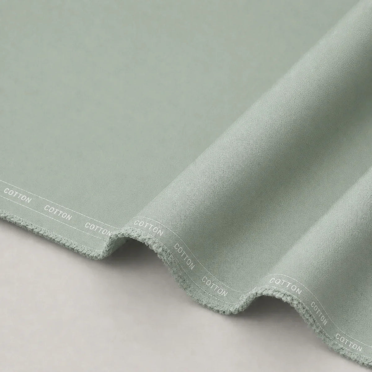 Sage Green Cotton Unstitched Suit