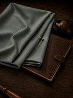 Premium Sia Green Wash & Wear Unstitched Suit
