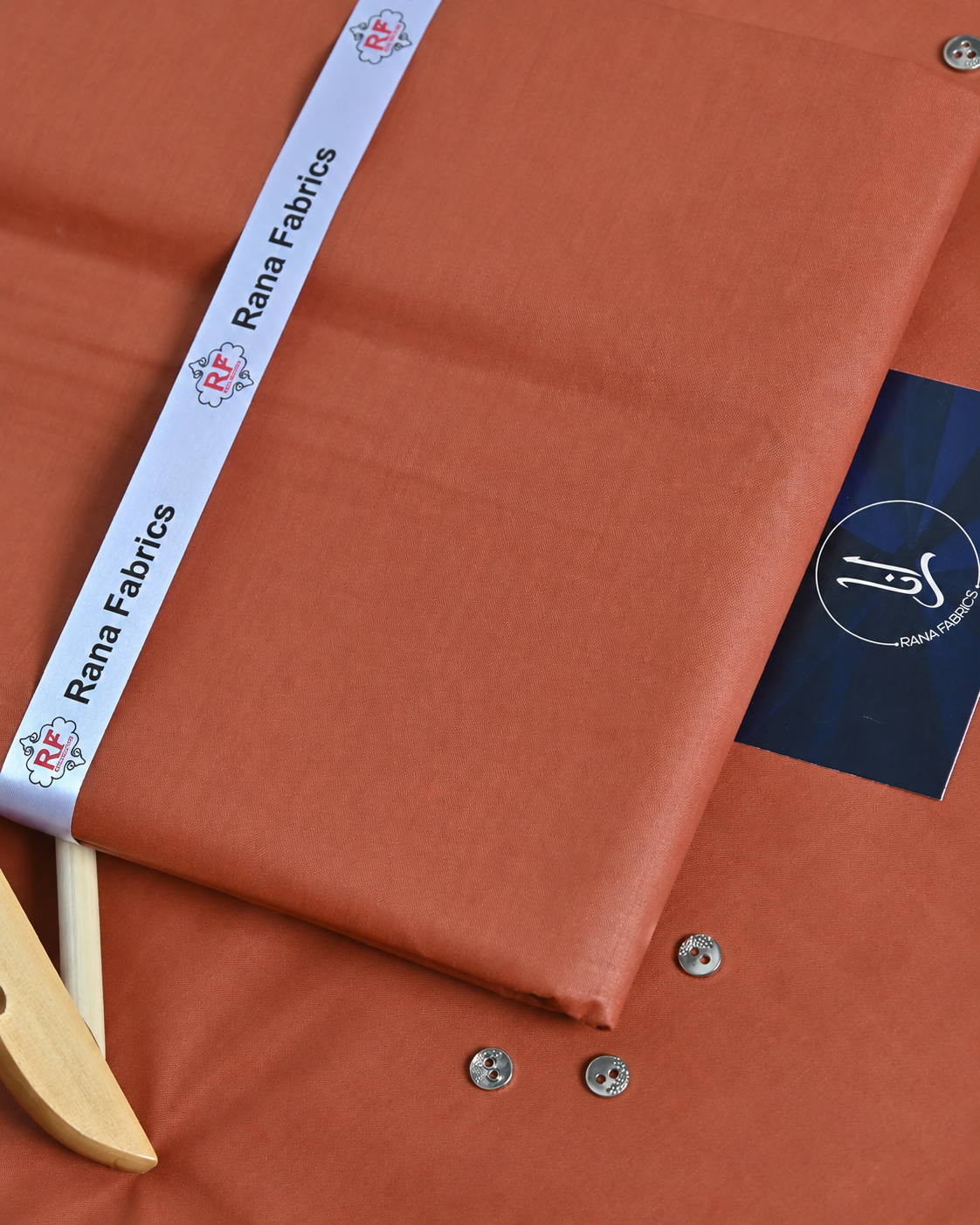 Warm Rust Cotton Unstitched Suit