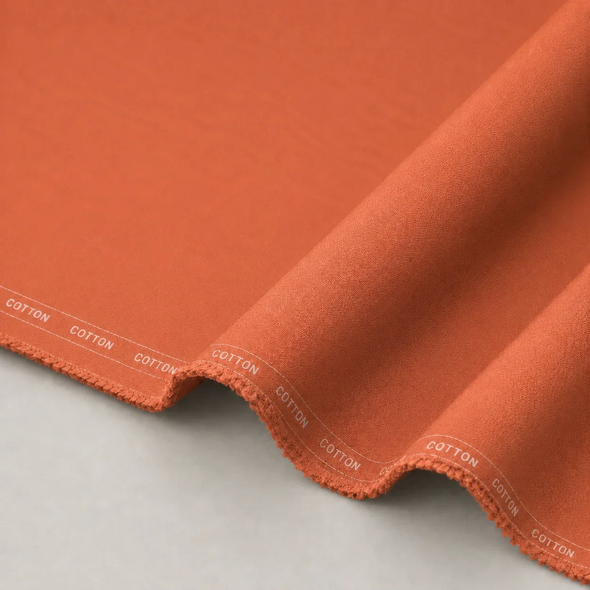 Warm Rust Cotton Unstitched Suit