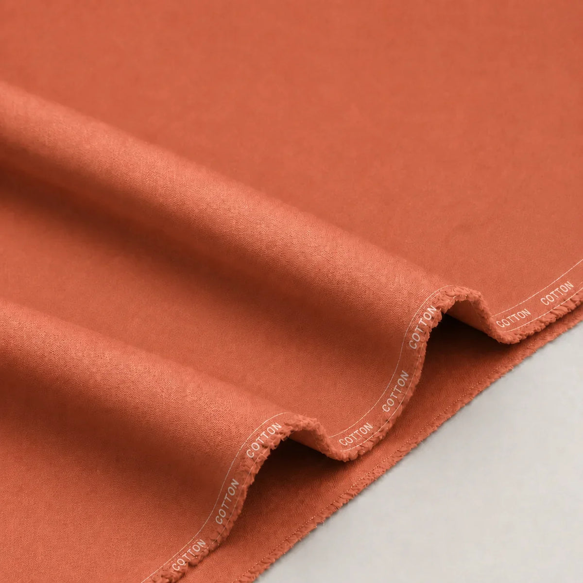 Warm Rust Cotton Unstitched Suit