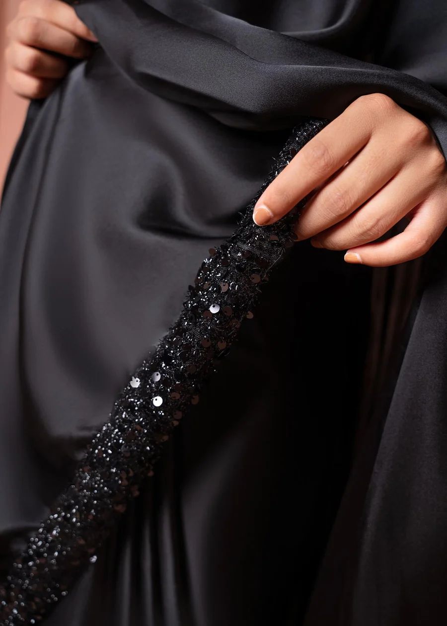 Black Silk Saree