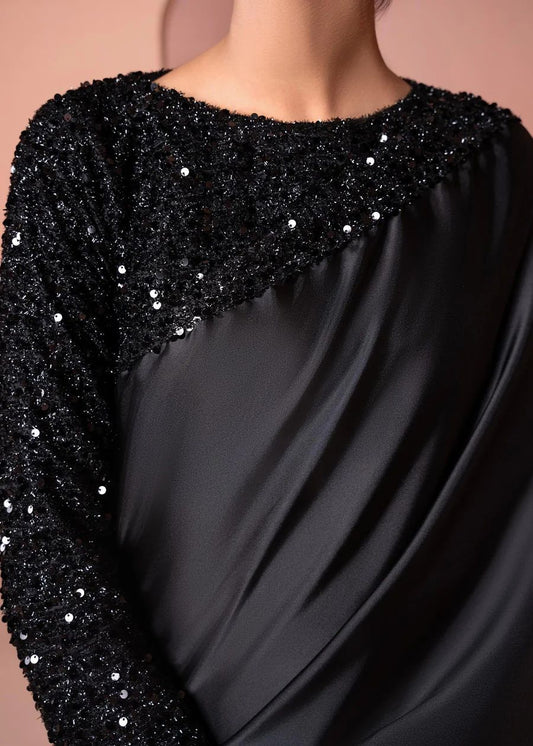 Black Silk Saree