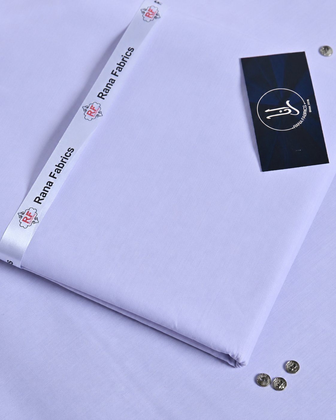 Premium White Cotton Unstitched Suit